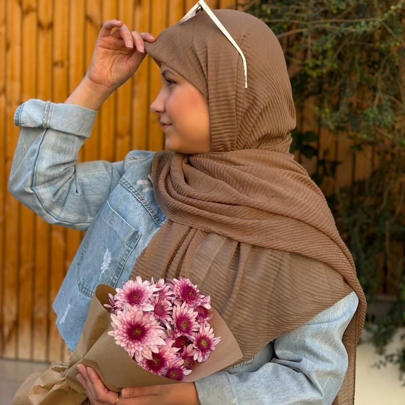 روسری پلیسه سوپرنخ
