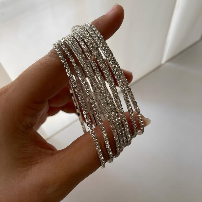 دستبند تنیسی سفید