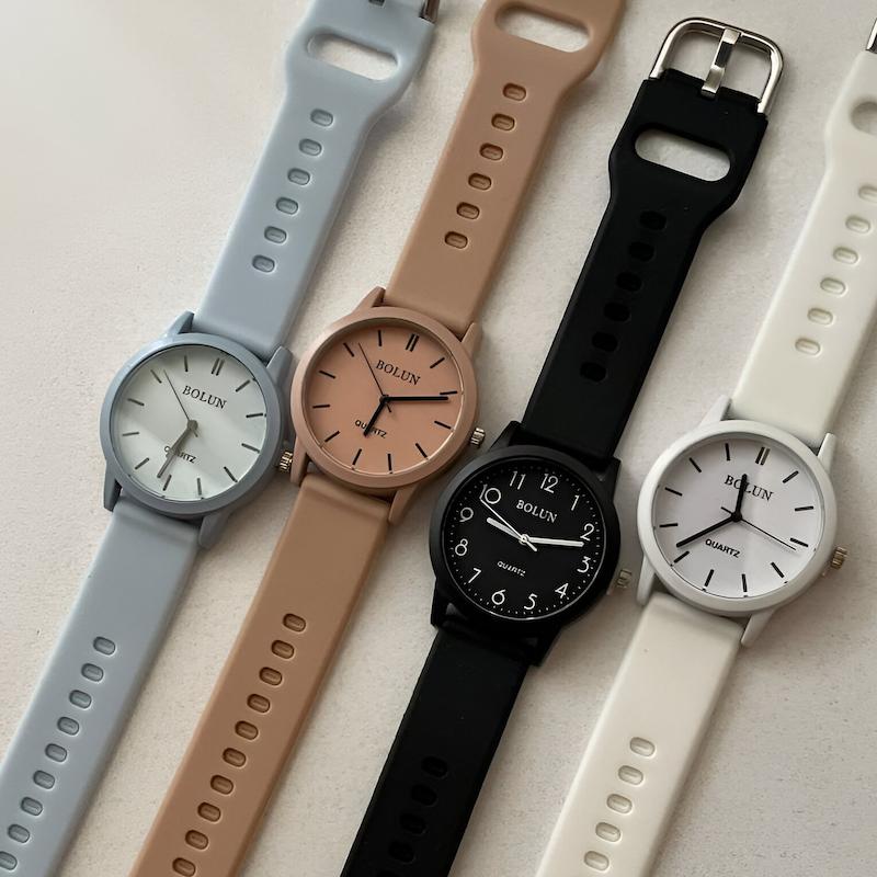 ساعت بولون گرد سلیکونی
