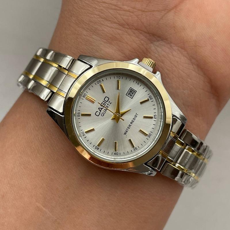 کاسیو کلاسیک تک زنانه سیلور طلایی