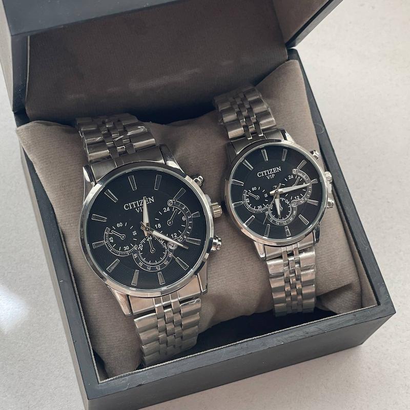 ساعت الگانس سیلور مشکی طرح کوکو