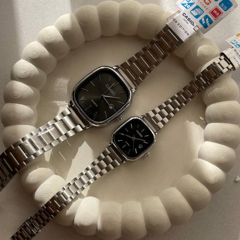 ساعت کاسیو اولد مانی سیلور مشکی