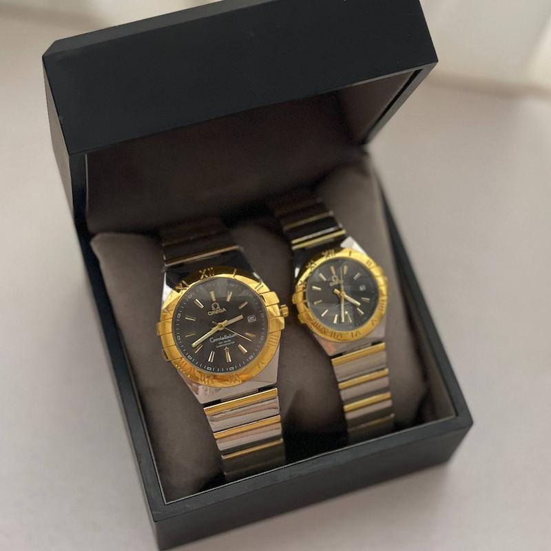 ساعت امگا طلایی مشکی