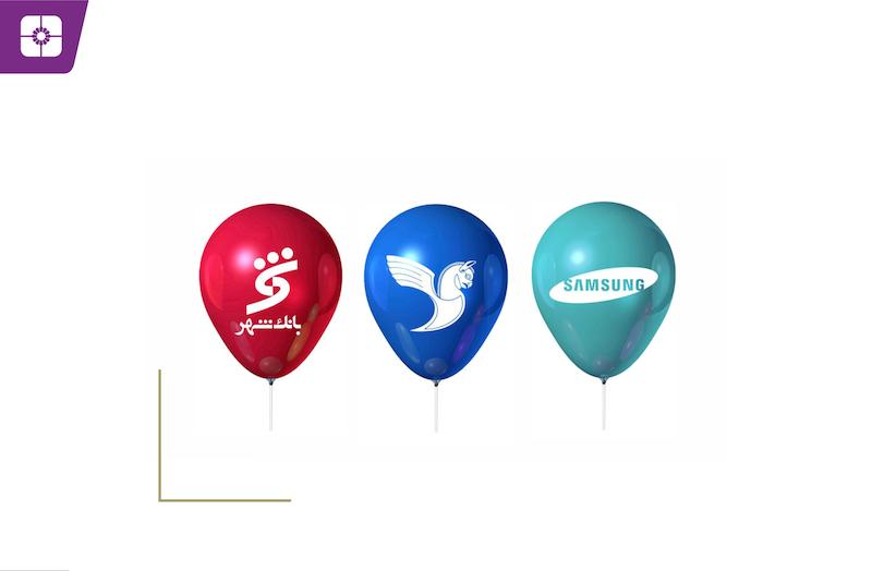 بادکنک تبلیغاتی با چاپ