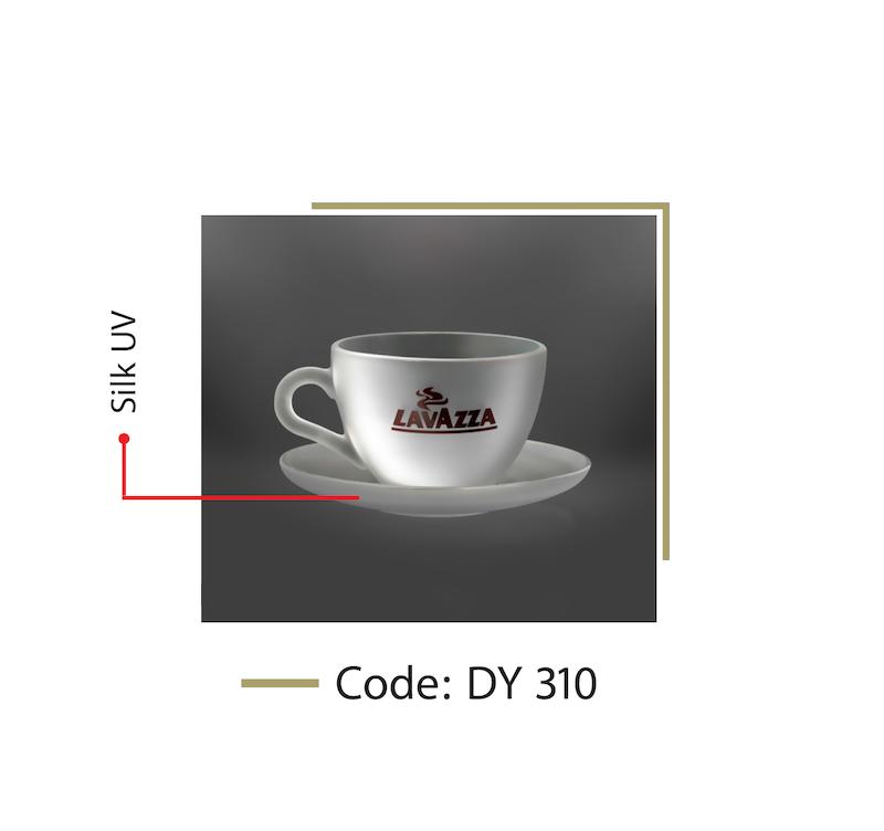 فنجان و زیر فنجانی کریستال یخی کد 310