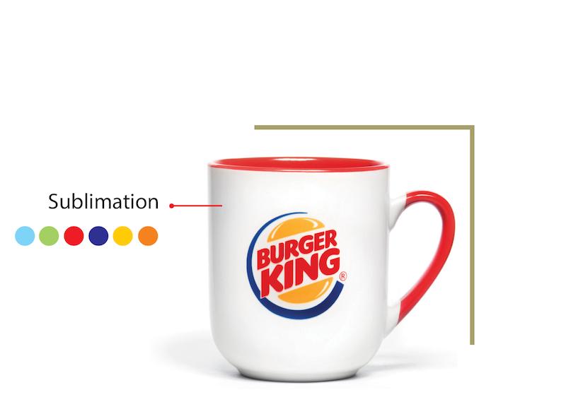 لیوان سرامیکی دسته و داخل رنگی کد C6006