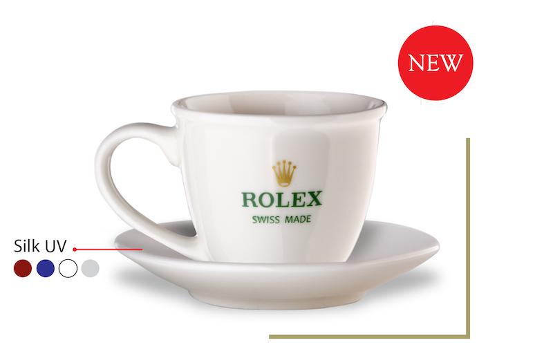 فنجان(قهوه خوری) و نعلبکی دایره سرامیکی براق کد C470