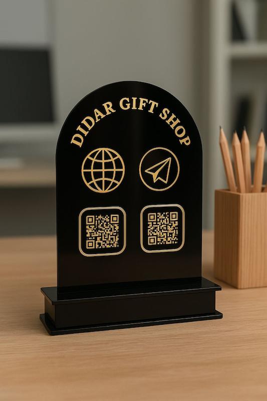 استند معرفی رومیزی پلکسی 