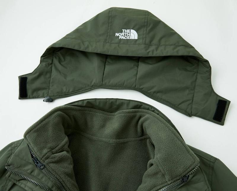 کاپشن دو پوش پلار دار دو قلو (گورتکس) مارک North face کد 999N