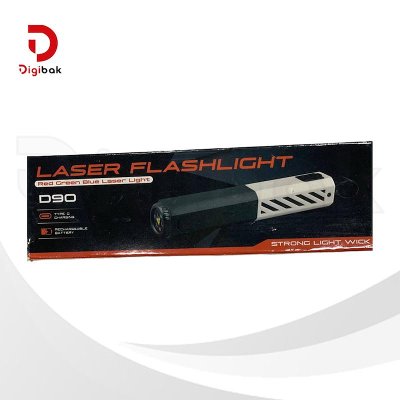 لیزر شارژی اسمال سان مدل D90 سه رنگ نور