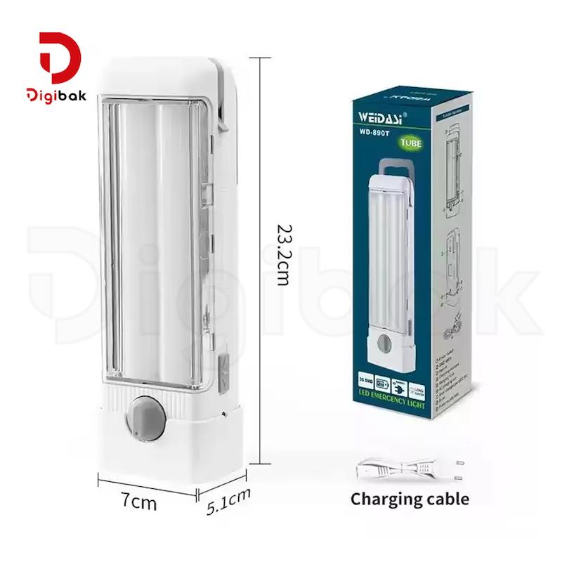 چراغ اضطراری شارژی ویداسی مدل WD-890T