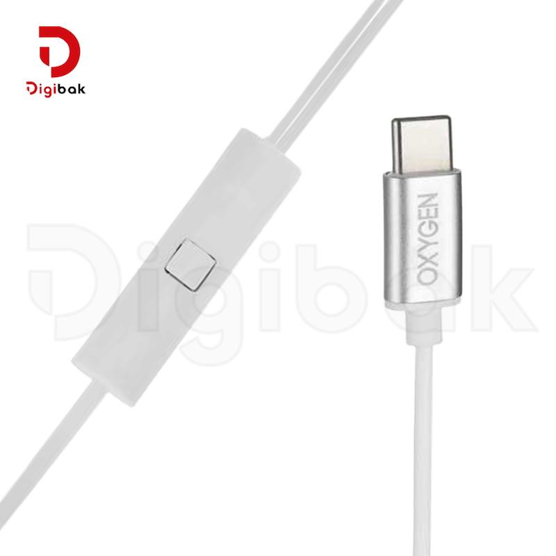 هندزفری سیمی تایپ سی اکسیژن مدل H3