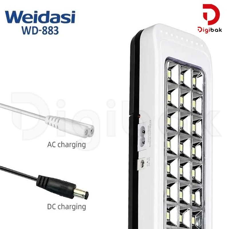 چراغ شارژی ویداسی مدل WD883