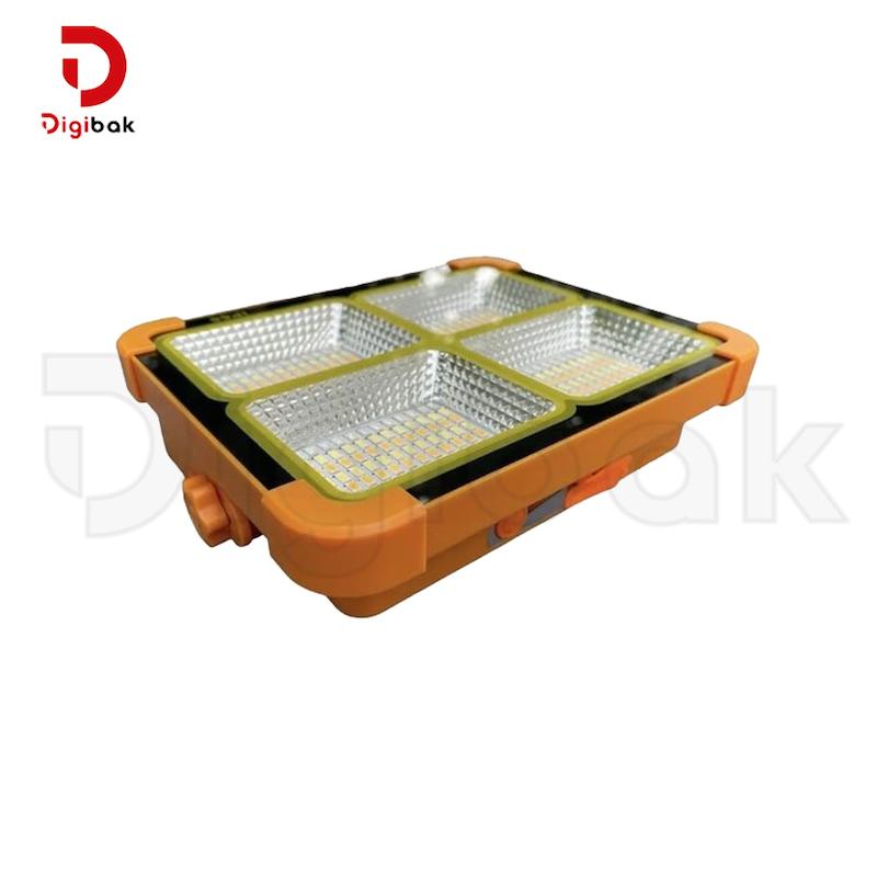 پروژکتور سیار شارژی و پاوربانک خورشیدی مدل D08