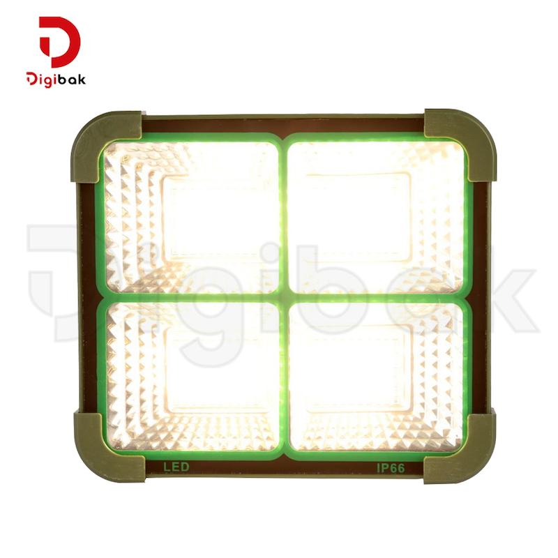 پروژکتور سیار شارژی و پاوربانک خورشیدی مدل D08