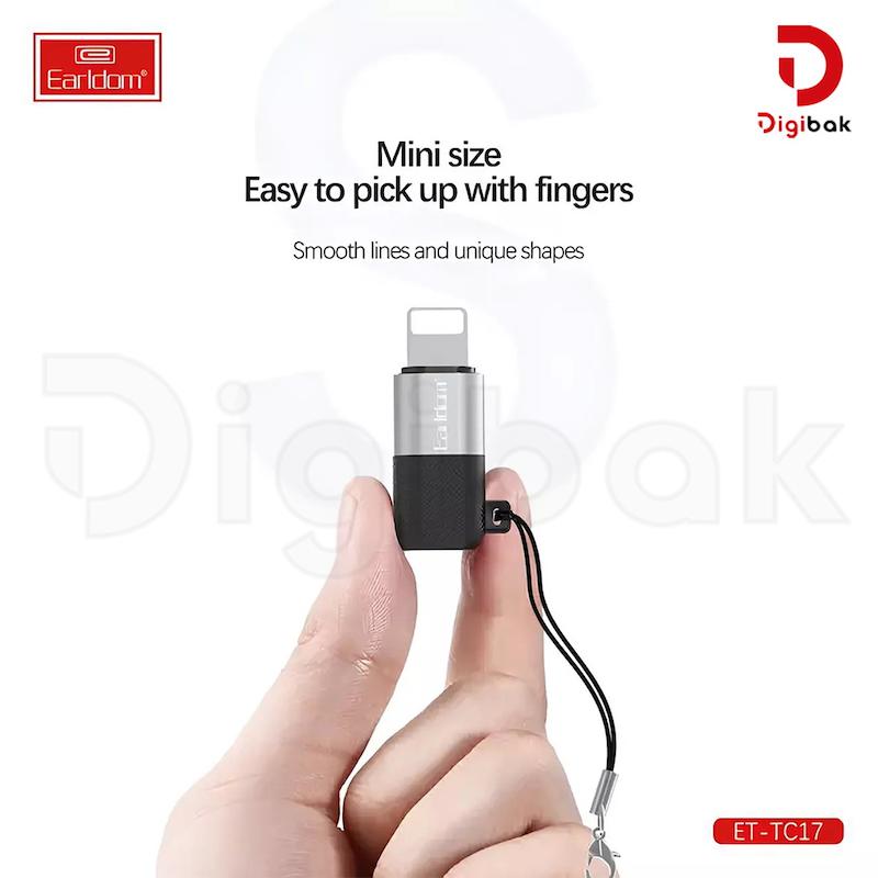مبدل تایپ سی به لایتنینگ ارلدام مدل ET-TC17