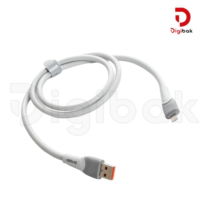 خرید کابل لایتنینگ فست شارژ اکسیژن مدل LX-14