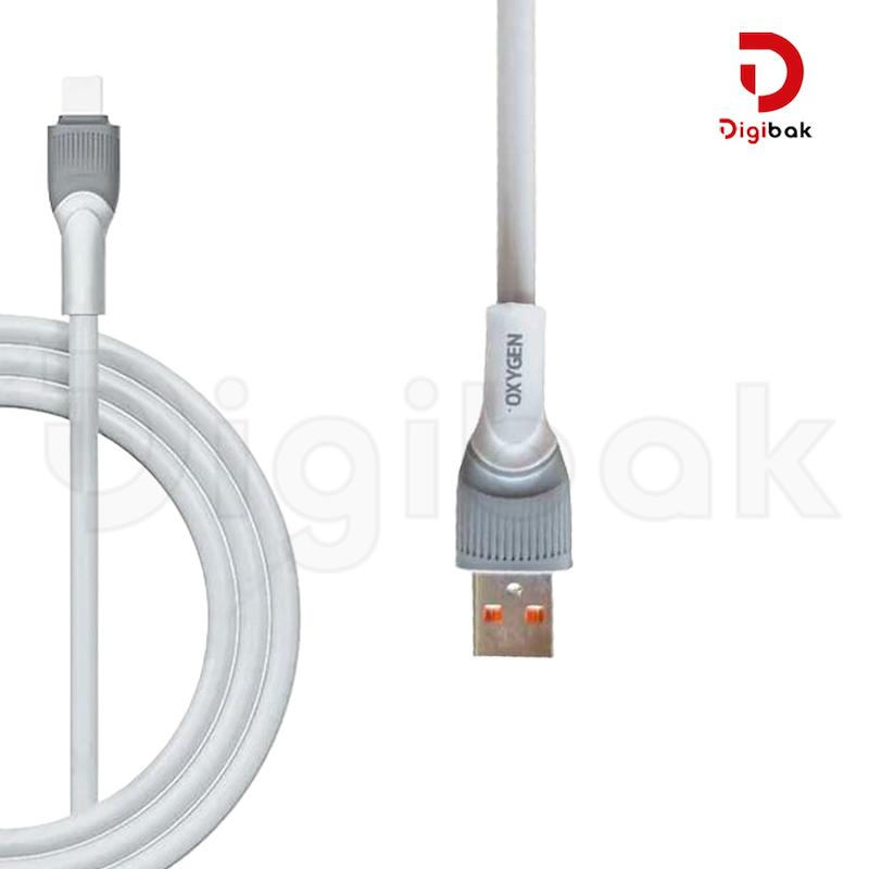 خرید کابل لایتنینگ فست شارژ اکسیژن مدل LX-14