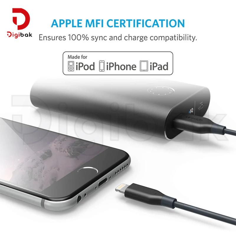 کابل تبدیل USB به لایتنینگ انکر مدل A8111 PowerLine