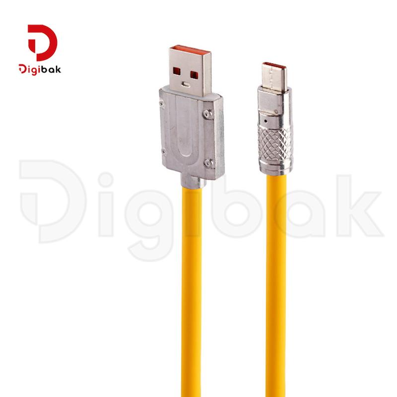 کابل تایپ سی فست شارژ سیلیکونی GFUZ مدل CA149