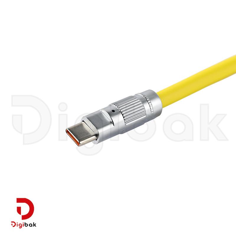کابل تایپ سی فست شارژ سیلیکونی GFUZ مدل CA149