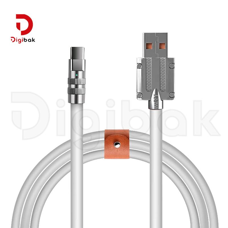 کابل تایپ سی فست شارژ سیلیکونی GFUZ مدل CA149