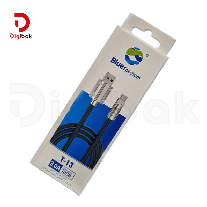 کابل تایپ سی فست شارژ Blue Spectrum مدل T-13