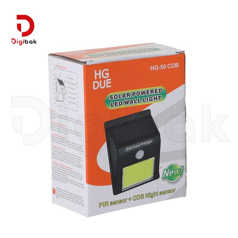 چراغ دیوارکوب خورشیدی HGDUE مدل HG-50 COB