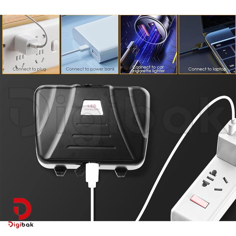هدلایت دو باتری HIGH POWER مدل NB-T6