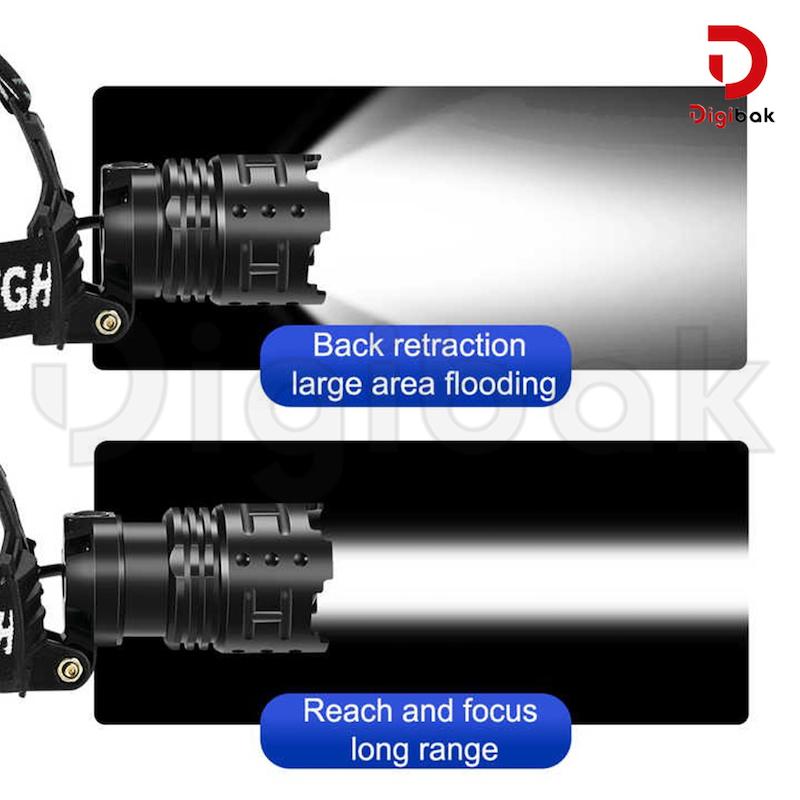 هدلایت دو باتری HIGH POWER مدل NB-T6