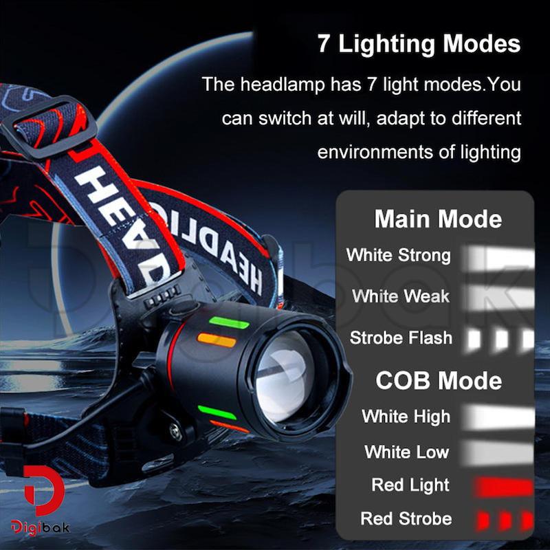 هدلایت سه باتری رویلانگ مدل RL-T62