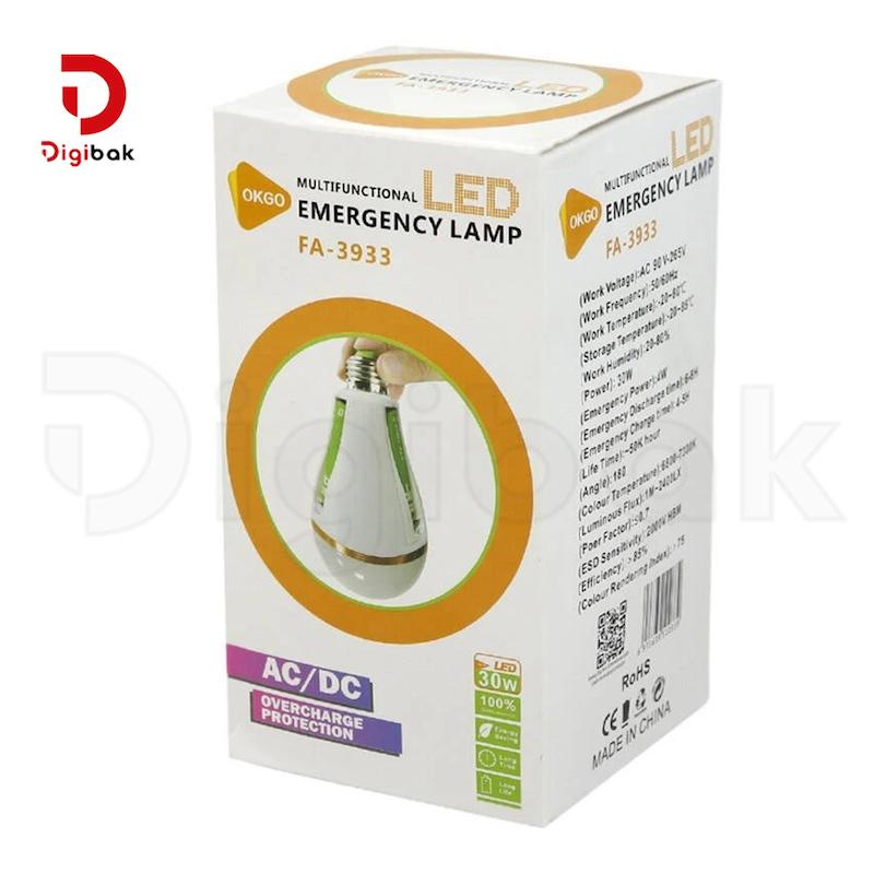لامپ اضطراری شارژی OKGO مدل FA-3933