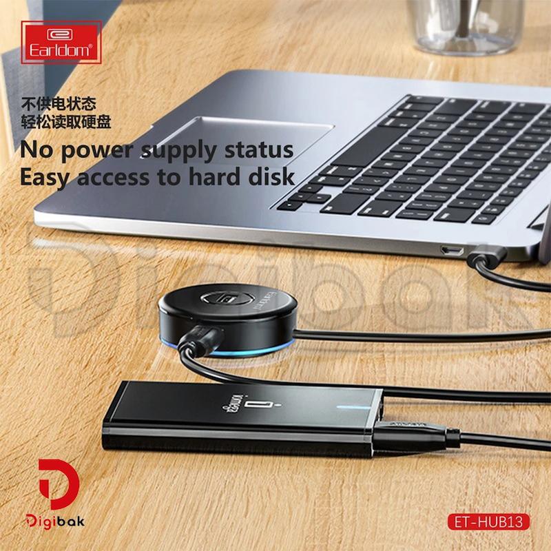 هاب 4 پورت USB 2.0 ارلدام مدل ET-HUB13