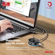 هاب 4 پورت USB 2.0 ارلدام مدل ET-HUB13