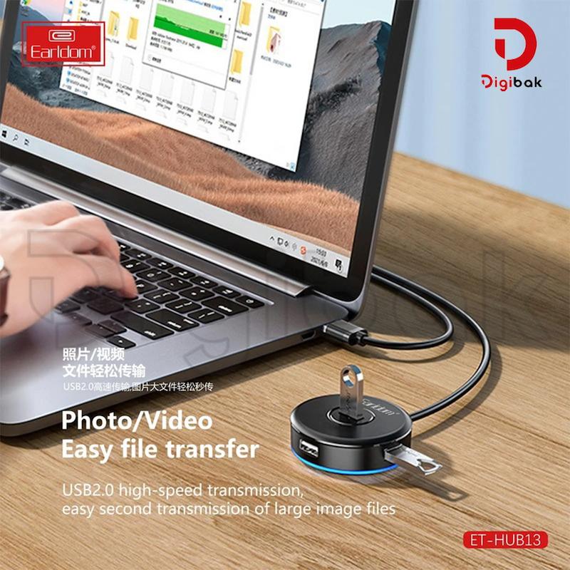 هاب 4 پورت USB 2.0 ارلدام مدل ET-HUB13
