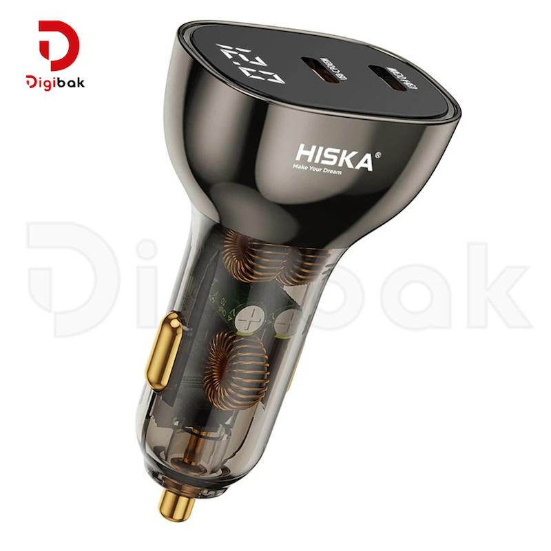 شارژر فندکی سریع 95 وات هیسکا مدل HCC-326