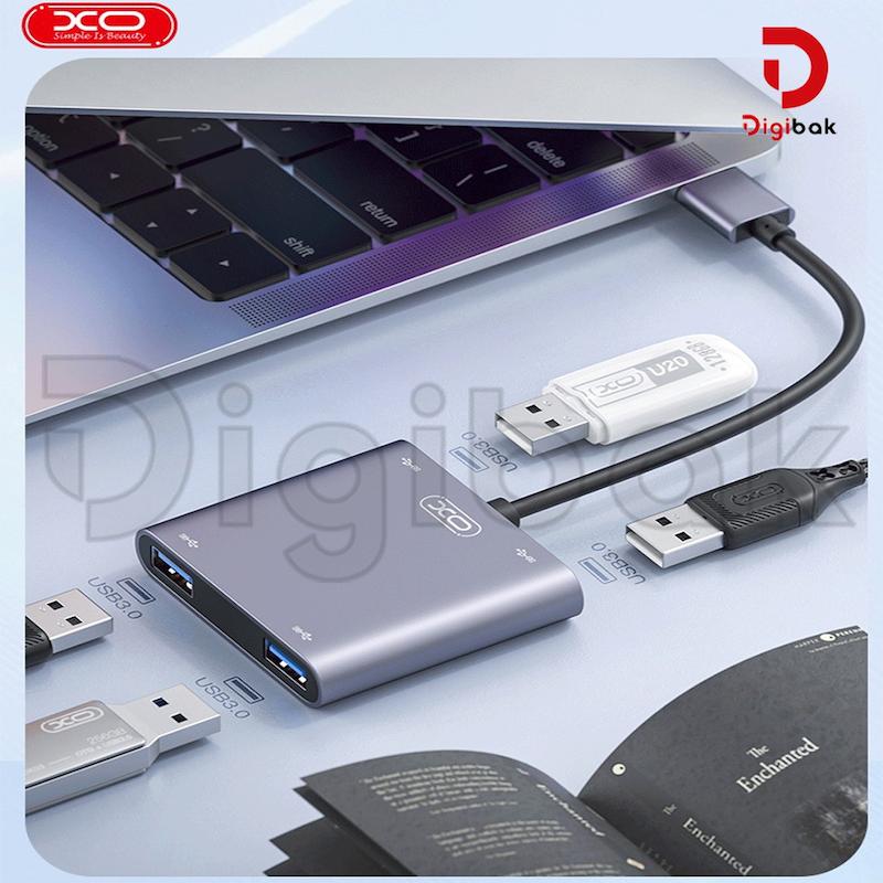 هاب 4 پورت USB 3.0 ایکس او مدل HUB012A