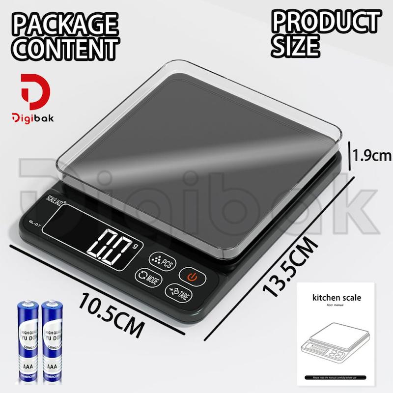 ترازو دیجیتالی آشپزخانه مدل GL-07