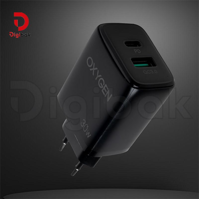 شارژر دیواری 30 وات اکسیژن مدل CH-6
