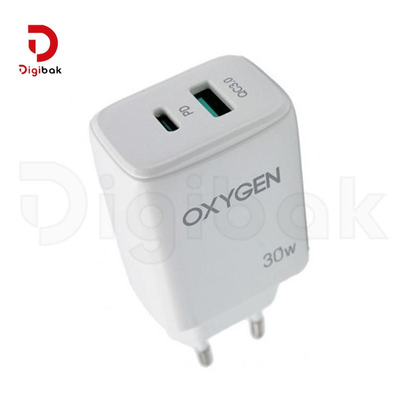 شارژر دیواری 30 وات اکسیژن مدل CH-6