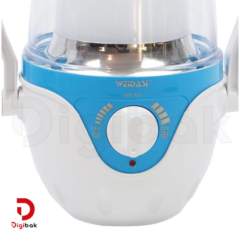 چراغ فانوسی شارژی ویداسی مدل WD-833