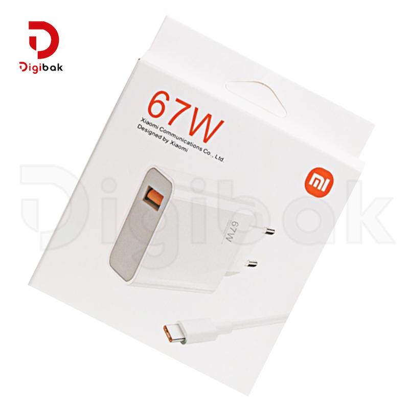 شارژر دیواری فست شارژ شیائومی 67 وات مدل MDY-12-EF
