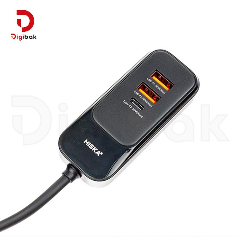 شارژر فندکی 120 وات هیسکا مدل HCC-327