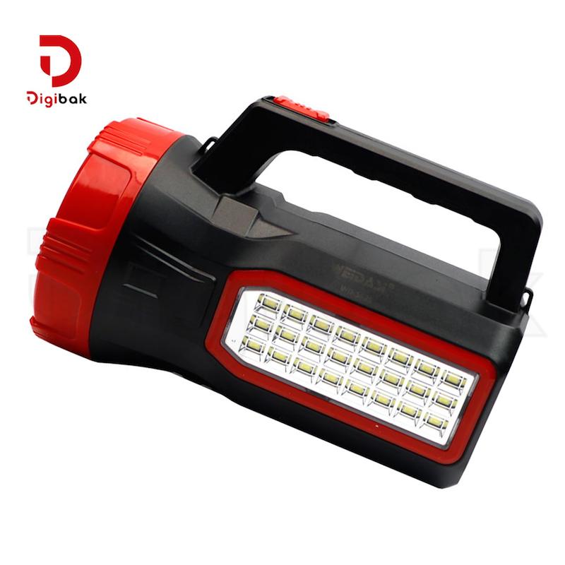 چراغ قوه شارژی خورشیدی ویداسی مدل WD-562S