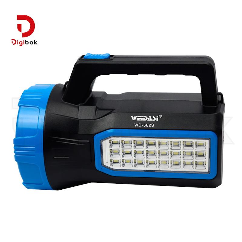 چراغ قوه شارژی خورشیدی ویداسی مدل WD-562S