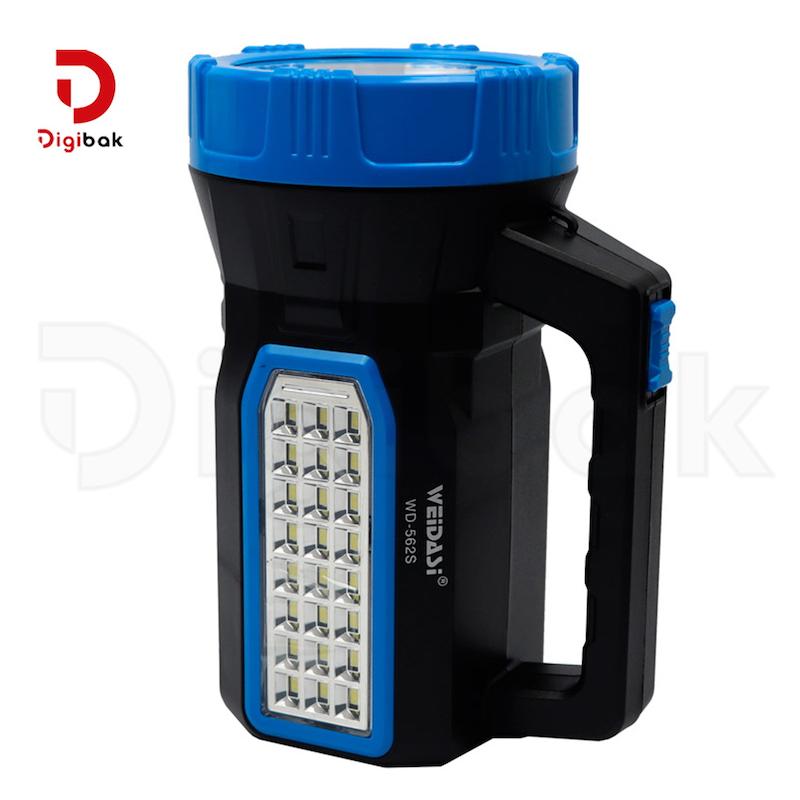 چراغ قوه شارژی خورشیدی ویداسی مدل WD-562S