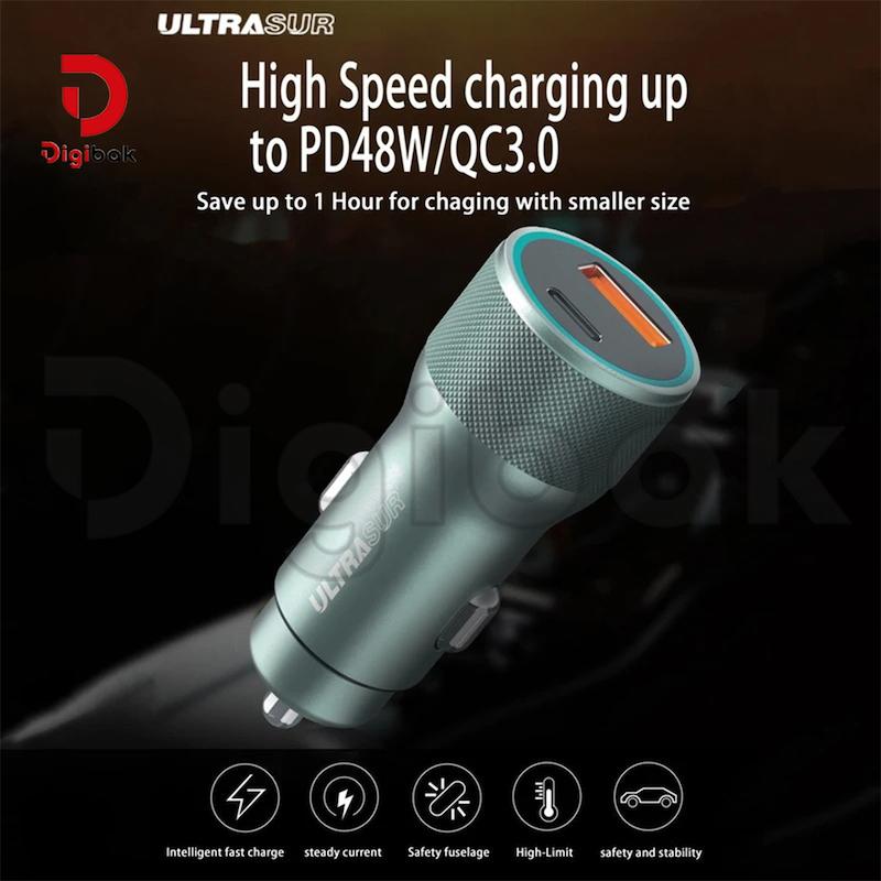 شارژر فندکی ۴۸ وات اولتراسور مدل U-B1