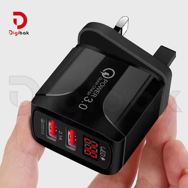 شارژر فست توربو LED دار مدل KeKe-F002