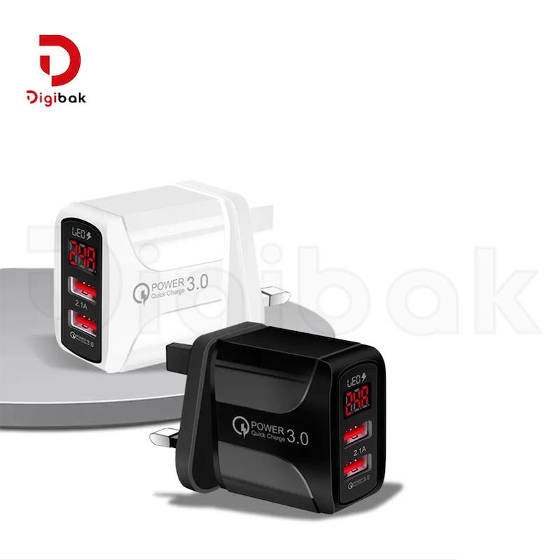 شارژر فست توربو LED دار مدل KeKe-F002