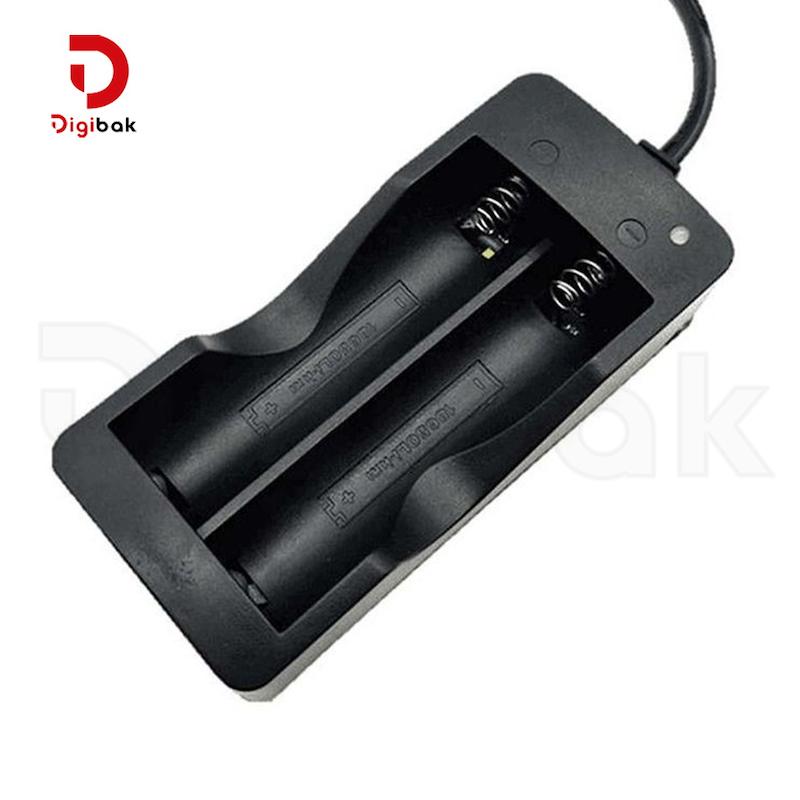 شارژر باتری لیتیومی 18650 دوتایی HWD مدل ZJ3009